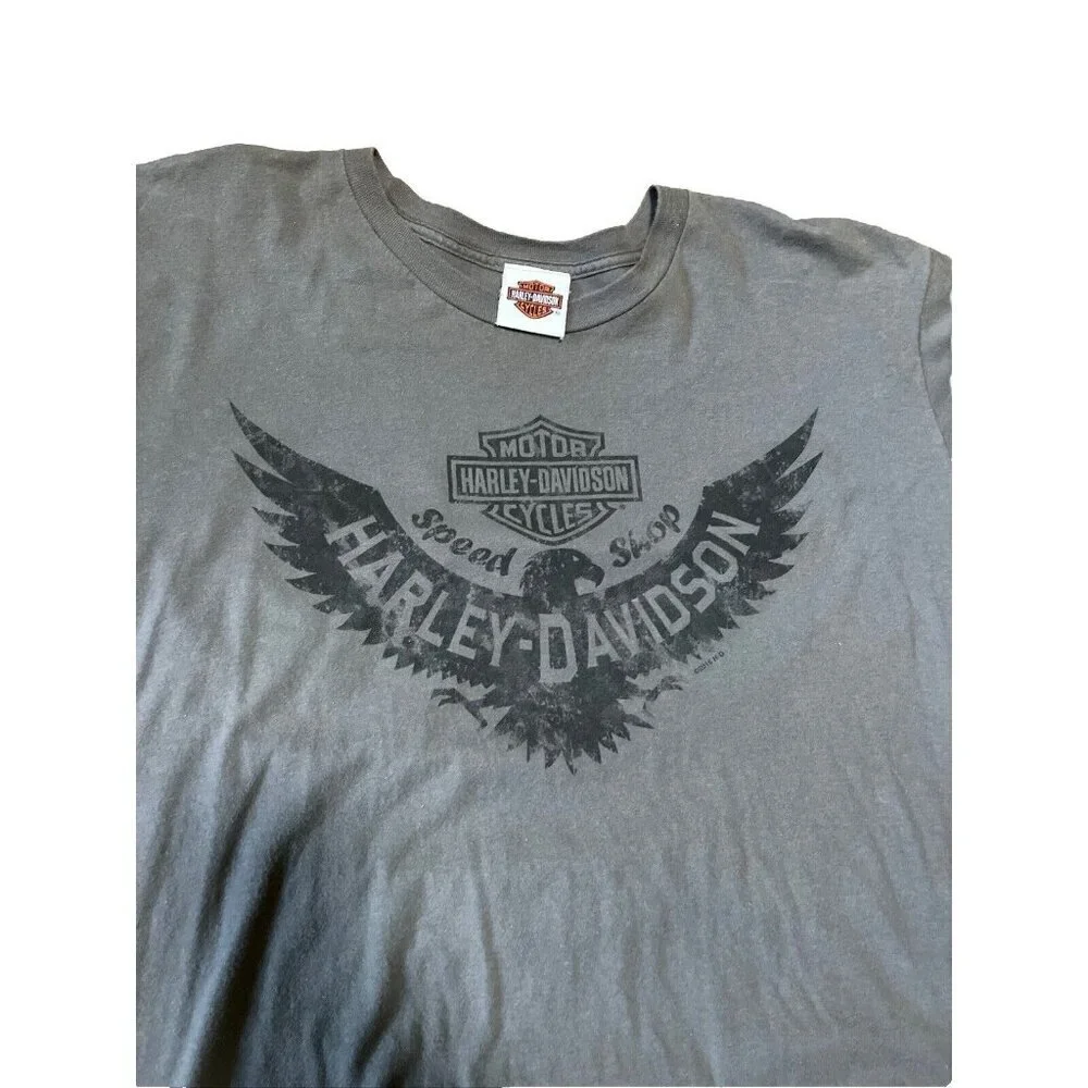 Harley Davidson T-shirt Mens 2XL Grey 2016 HD Savannah GA Timeless Legen… - Picture 4 of 9
